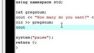 C++ Tutorial - 5 - cin and User Input