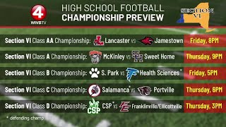 2024 WNY high school football championship preview