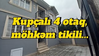 Masazır , məktəbə  yaxın 2 mərtəbə 4 otaq kupçalı ev təcili satılır. Tel:051-506-21-01