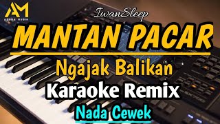 MANTAN PACAR NGAJAK BALIKAN Karaoke remix  NADA CEWEK - AZURA MUSIK