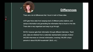 UCR & NCVS Official Presentation