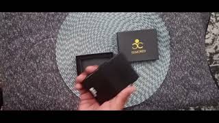 Review SEMORID Slim Aluminum Card Holder Wallet for Men, Durable Expandable Backplate, RFID Blocking