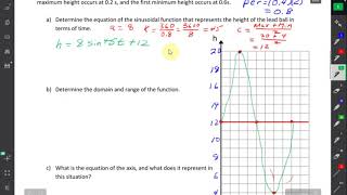 Solving Problems Using Sinusoidal Models