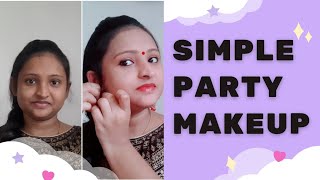 Simple | Party Makeup Look |മേക്കപ്പ് കുറച്ചു കൂടുതൽ ആണോ ചേട്ടാ 😁