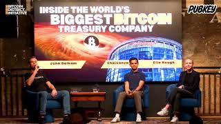 STRATEGY: Inside the World's Biggest BTC Treasury Company (w/ CJ & Ella Hough) | Live at PubKey DC