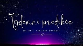 Týdenní predikce 20. - 26. 1. ♈️♉️♊️♋️♌️♍️♎️♏️♐️♑️♒️♓️ - výklad karet