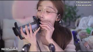 酥酥学姐 金丝眼睛 ASMR舔耳福利，万部福利TG@aceasmr