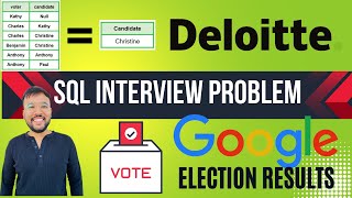 Deloitte Data Analyst Interview Question | SQL interview Problem | Using Multiple CTEs | RANK in SQL