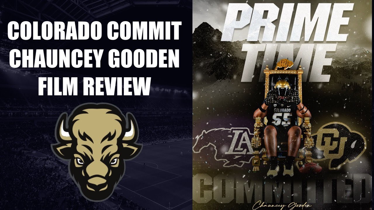 🚨 NEWS UPDATE: COLORADO FOOTBALL COMMIT 4 STAR OL CHAUNCEY GOODEN IS A ...