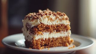 The Only Carrot Cake Recipe You’ll Ever Need! 🥕✨Moist, Fluffy & Full of Flavor