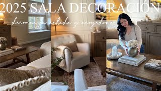 SALA DECORACION DESPUES DE NAVIDAD| IDEAS PARA DECORAR TU SALA| CALIDA Y ACOGEDORA