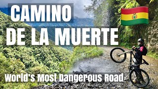 BOLIVIA'S DEATH ROAD. Camino de la Muerte.  Biking the World's Most Dangerous Road