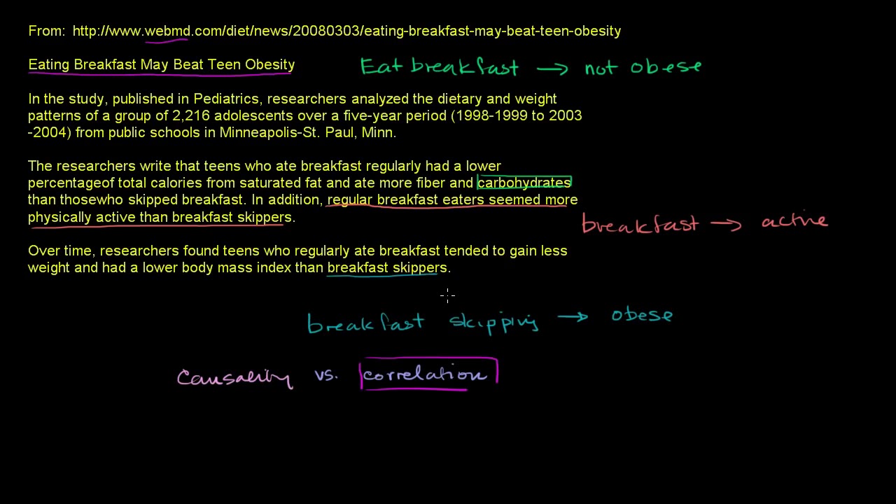 Correlation And Causality - YouTube