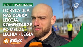 wZielonej.pl - To była dla nas dobra lekcja. Komentarze po meczu Lechia - Legia