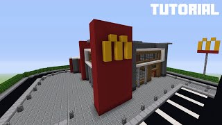 Minecraft Tutorial: How To Build McDonalds (Modern)