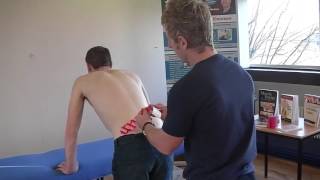 Postural Taping for the lower back, QL and SI Joint using ktape / Rocktape