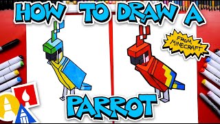 How To Draw A Minecraft Parrot