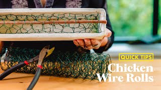 CHICKEN WIRE ROLLS / Quick Tips with Hitomi Gilliam