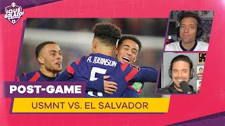 USMNT EDGES EL SALVADOR AFTER COLD START IN COLUMBUS | WORLD CUP QUALIFIERS | REACTION & ANALYSIS