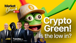 Crypto Green! is the low in? Market Check