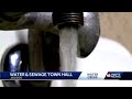 Water and sewage town hall meeting