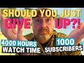 Will You ever be Monetized on YouTube or Should You just Give Up?!