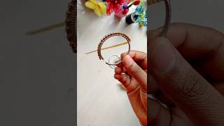 എത്ര പെട്ടന്നാ ഇതൊക്കെ ചെറുതാകുന്നത് ✨😲/#shorts/#crafts/#diy/#banglemakeover/#trending/#jwellerymake