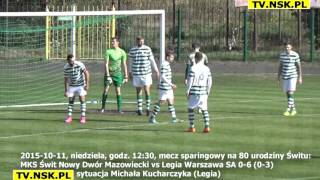 tv.nsk.pl MKS Świt Nowy Dwór Mazowiecki - Legia Warszawa SA 0-6 (0-3) sytuacja Kucharczyka