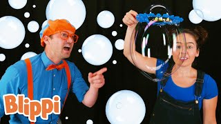 Blippi Bubbles! | Learns About Shapes & Bubbles For Kids | Educational Video for Toddlers