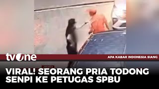 Pengendara Mobil di Jakarta Keluarkan Senjata Api di SPBU | AKIS tvOne