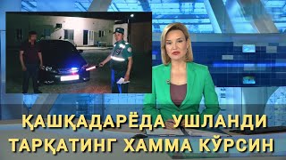 ҚАШҚАДАРЁДА УШЛАНДИ ТАРҚАТИНГ ХАММА КЎРСИН ТЕЗКОР