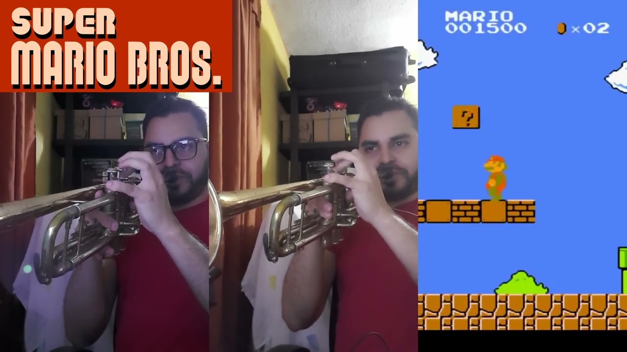 Super Mario Bros Trumpet Cover Trio Trumpet Youtube