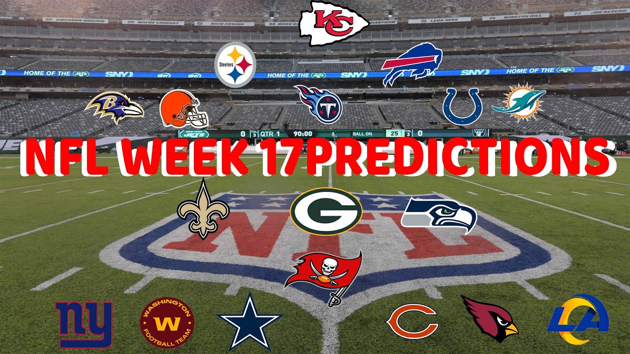 NFL Week 17 Predictions - YouTube