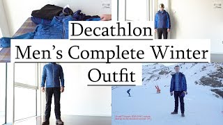 ❄On the Budget Complete Men's Decathlon mountain trip Outfit for a Skiing Resort by #EasyLifeES @ 4K