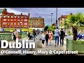 Dublin, Ireland, Walking tour | 4K Dublin City Centre - Aug 2021| O’Connell street and Henry street