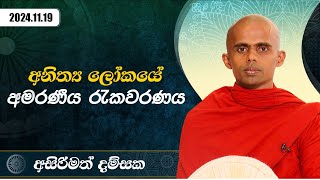 අනිත්‍ය ලෝකයේ අමරණීය රැකවරණය | අසිරිමත් දම්සක | 2024.11.19