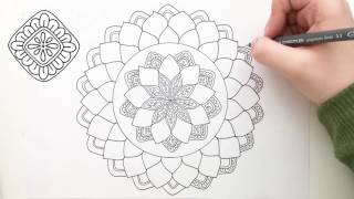 How to Draw a Mandala - Tutorial by Jess Melaragni