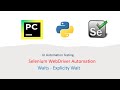 Python With Selenium Part 11: Waits - Explicit Wait