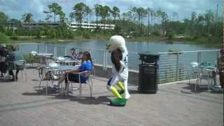 Ellen's Dance Dare- Crazy Eagle Mascot NCAA