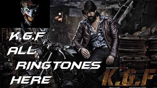 KGF ALL RINGTONES KGF Chapter 1 - BGM (Original Soundtrack) |Vol 1| Yash | Ravi Basrur |WE HATE U|