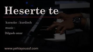 Heserte te . karaoke _ حسرتا ته دليمن دا