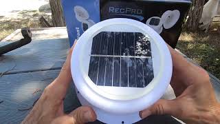 RecPro RV Solar Ventilation Fan   Solar Powered Ceiling Vent with Fan Review