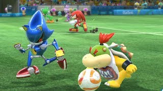 Football(Extra Hard) TeamDaisy vs Team Knuckles(CPU)- Mario and Sonic at The Rio 2016 Olympic Games