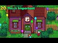 Wish I Knew These Earlier In Stardew Valley