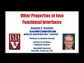 Other Properties of Java Functional Interfaces