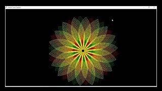 Flower Animation With Python Turtle | Graphics Design