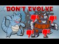 Pokémon that get WORSE when they Evolve