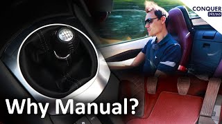 Why are manual cars popular in the UK and Europe