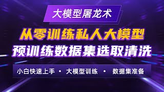 大模型预训练数据集选取与数据清洗