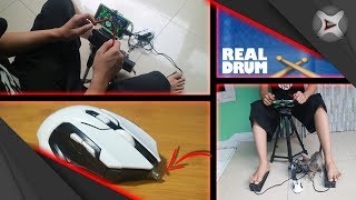 How to Make Drum Pedals for Smartphones From a Computer Mouse | V.2.0